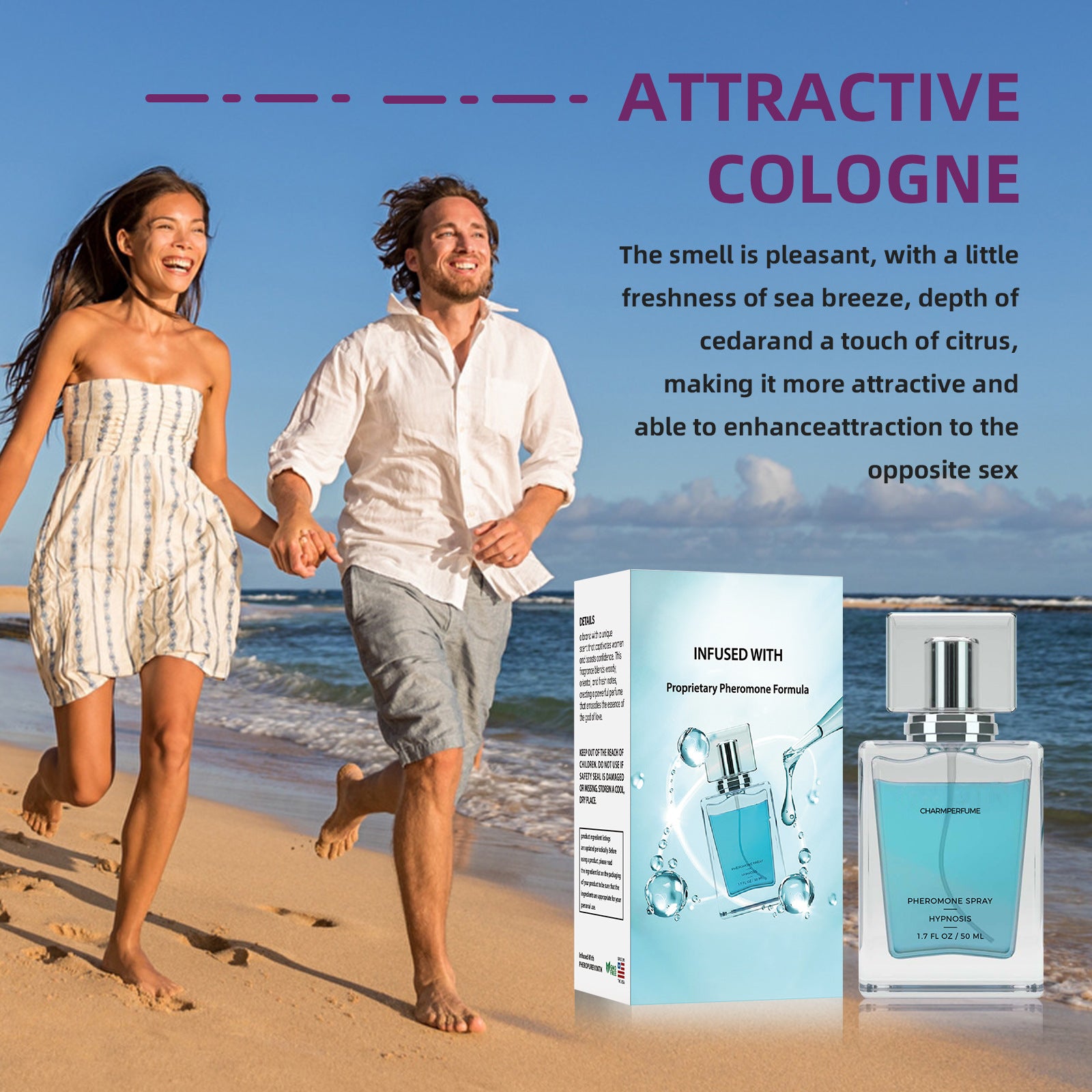 🔥Hot Sale 50% OFF🔥Long-Lasting Pheromone Cologne for Men