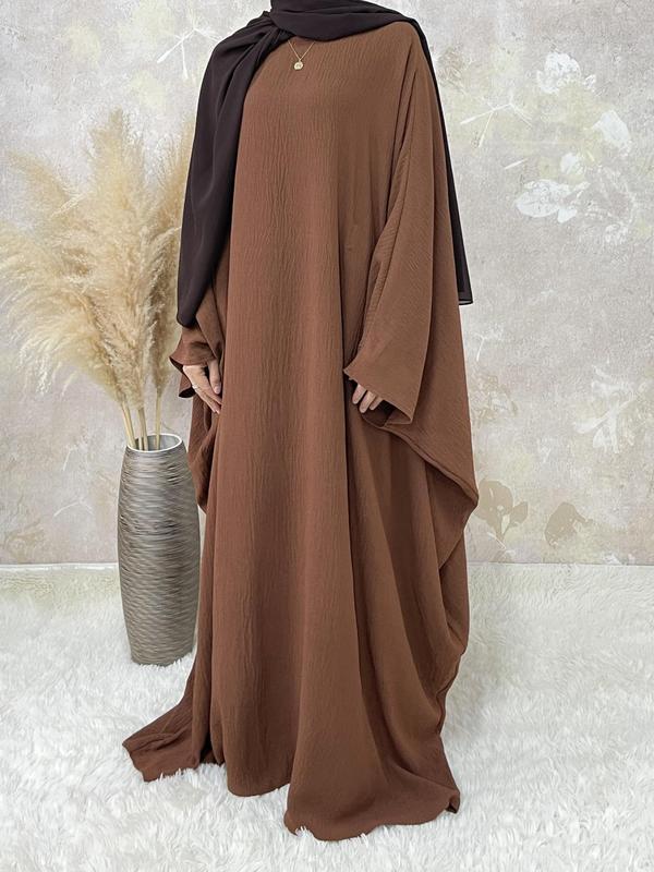 Modest Long Sleeve Dress for Daily Wear, All-Season Islamic Clothing