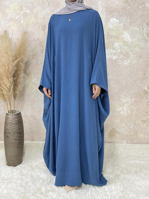 Modest Long Sleeve Dress for Daily Wear, All-Season Islamic Clothing