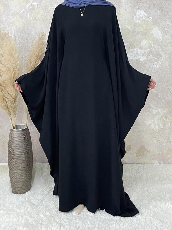 Modest Long Sleeve Dress for Daily Wear, All-Season Islamic Clothing