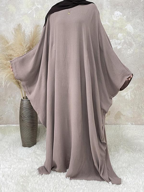 Modest Long Sleeve Dress for Daily Wear, All-Season Islamic Clothing